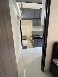 Kitchen Image of 555 Sq.ft 1 BHK Apartment / Flat for rent in Navkarmik Shiv Lilam, Borivali East Mumbai for Rs. 35000