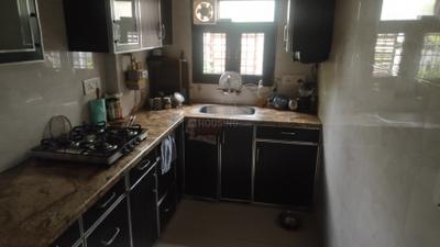 Kitchen Image of 500 Sq.ft 1 BHK Builder Floor for rent in Hari Nagar New Delhi for Rs. 22000