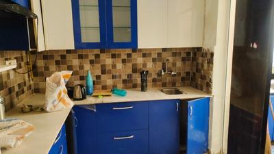 Kitchen Image of 970 Sq.ft 2 BHK Apartment / Flat for rent in Prateek Grand City, Siddharth Vihar Ghaziabad for Rs. 23000