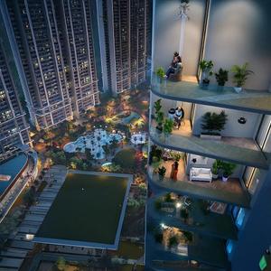 Balcony Image of 1750 Sq.ft 3.5 BHK Apartment / Flat for sale in Smartworld One DXP, Sector 113 Gurgaon for Rs. 40100000