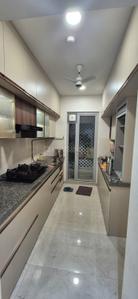 Kitchen Image of 900 Sq.ft 2 BHK Apartment / Flat for rent in Eden Woods Complex, Thane West Thane for Rs. 42000