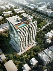 Image of 1387 Sq.ft 3 BHK Apartment / Flat for sale in Elevate 21, Perungudi, Chennai for Rs. 19300000