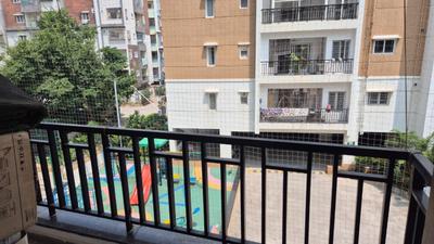 Balcony Image of 1740 Sq.ft 3 BHK Apartment / Flat for rent in Gowra Green Living, Manikonda Hyderabad for Rs. 50000