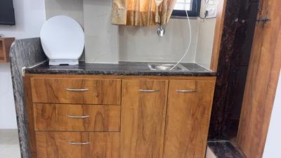Kitchen Image of 1500 Sq.ft 1 RK Apartment / Flat for rent in Mahalakshmi Nagar Indore for Rs. 13500