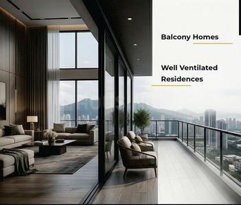 Balcony Image of 1698 Sq.ft 3.5 BHK Apartment / Flat for sale in Mulund West Mumbai for Rs. 38199999