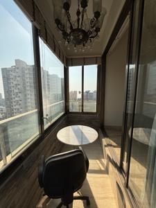 Balcony Image of 1201 Sq.ft 3 BHK Apartment / Flat for rent in Skyline Poseidon, Andheri West Mumbai for Rs. 300000