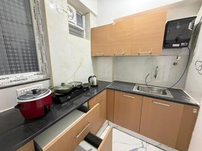 Kitchen Image of 520 Sq.ft 1 BHK Builder Floor for rent in Whitefield Bengaluru for Rs. 25999