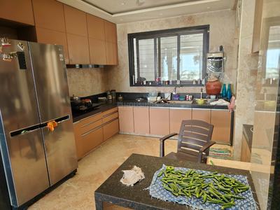 Kitchen Image of 2500 Sq.ft 3 BHK Apartment / Flat for sale in Magdalla Surat for Rs. 18000000