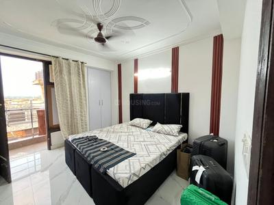 Bedroom Image of 520 Sq.ft 1 BHK Builder Floor for rent in Saket New Delhi for Rs. 12220