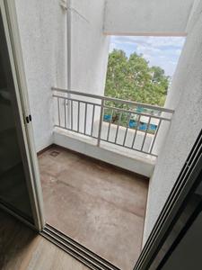 Balcony Image of 787 Sq.ft 2 BHK Apartment / Flat for rent in Kishor Vatika, Warje Pune for Rs. 23000