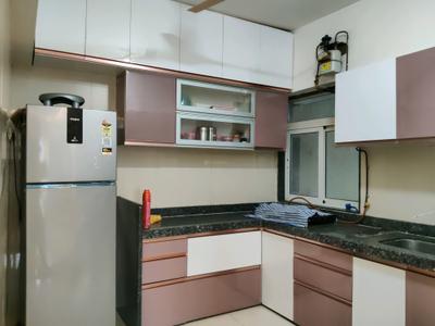 Kitchen Image of 1180 Sq.ft 3 BHK Apartment / Flat for rent in Rosa Bella, Hiranandani Estate Thane for Rs. 60000