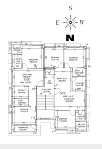 Image of 1150 Sq.ft 3 BHK Apartment / Flat for sale in Purbalok, Kolkata for Rs. 8050000