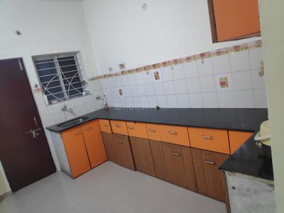 Kitchen Image of 800 Sq.ft 2 BHK Apartment / Flat for rent in DK Cottages, Pallavi Nagar Bhopal for Rs. 16000