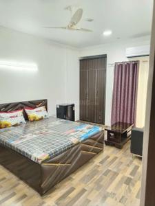 Bedroom Image of 540 Sq.ft 1 BHK Builder Floor for rent in Ramesh Nagar New Delhi for Rs. 19000