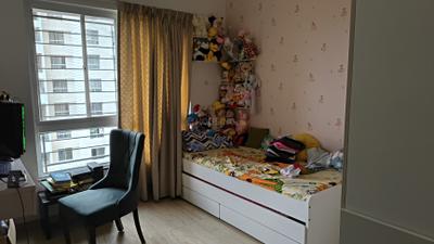 Bedroom Image of 1400 Sq.ft 3 BHK Apartment / Flat for rent in VTP Leonara A and D Building, Mahalunge Pune for Rs. 42000