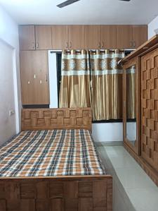 Bedroom Image of 587 Sq.ft 1 BHK Apartment / Flat for rent in Siddhi Primus Society, Wakad Pune for Rs. 25000
