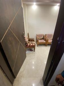 Bedroom Image of 450 Sq.ft 1 BHK Builder Floor for rent in Ramesh Nagar New Delhi for Rs. 24000