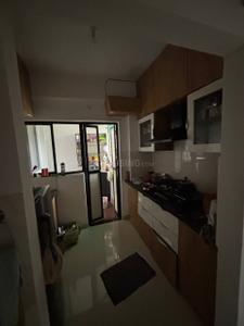 Kitchen Image of 915 Sq.ft 2 BHK Apartment / Flat for rent in Laabham Residency, Pipliyahana Indore for Rs. 15000