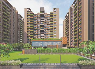 Image of 2050 Sq.ft 3 BHK Apartment / Flat for sale in Shilp Residency, Gota, Ahmedabad for Rs. 11100000