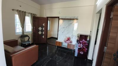 Living Room Image of 700 Sq.ft 1 BHK Builder Floor for rent in Mahadevapura Bengaluru for Rs. 27500