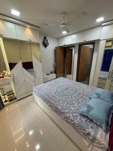 Bedroom Image of 900 Sq.ft 2 BHK Apartment / Flat for rent in Shyam Kunj, Kandivali West Mumbai for Rs. 68000