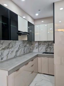 Kitchen Image of 600 Sq.ft 2 BHK Apartment / Flat for sale in G3 Builders Floor by G3 Buildtech, Bharat Vihar New Delhi for Rs. 5500000