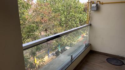 Balcony Image of 650 Sq.ft 1 BHK Builder Floor for rent in Mahalakshmi Nagar Indore for Rs. 19000