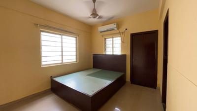 Bedroom Image of 1300 Sq.ft 3 BHK Apartment / Flat for rent in Srijan Green Field City Classic Premium, Maheshtala Kolkata for Rs. 22000
