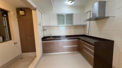 Kitchen Image of 1500 Sq.ft 3 BHK Apartment / Flat for rent in Bandra East Mumbai for Rs. 170000