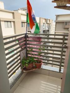 Balcony Image of 1098 Sq.ft 1 BHK Apartment / Flat for sale in Samarth Dharti Saket 2, New Ranip Ahmedabad for Rs. 5800000