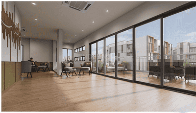 Image of 1500 Sq.ft 3 BHK Apartment / Flat for sale in TVS Emerald Verde Vista, Padur, Chennai for Rs. 10800000