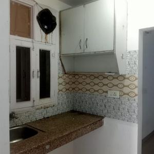 Kitchen Image of 500 Sq.ft 1 BHK Independent House for rent in Munirka New Delhi for Rs. 16000