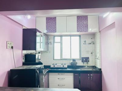 Kitchen Image of 750 Sq.ft 2 BHK Apartment / Flat for rent in Shiv Divine Dew, Rahatani Pune for Rs. 27000
