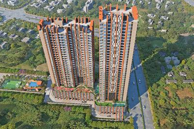 Image of 1060 Sq.ft 2 BHK Apartment / Flat for sale in Krisala Aventis Tower A, Tathawade, Pune for Rs. 8500000