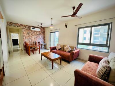 Living Room Image of 1519 Sq.ft 3 BHK Apartment / Flat for rent in Mahima Shubh Nilay, Bhankrota Jaipur for Rs. 28000