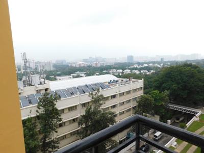 Balcony Image of 1755 Sq.ft 3 BHK Apartment / Flat for rent in IVR Hill Ridge Springs, Gachibowli Hyderabad for Rs. 60000
