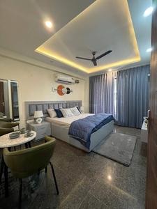 Bedroom Image of 1100 Sq.ft 1 BHK Builder Floor for rent in HUDA Plot Sector 42, Sector 42 Gurgaon for Rs. 50000