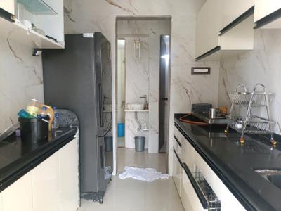 Kitchen Image of 760 Sq.ft 1 BHK Apartment / Flat for rent in Shagun Residency, Kalamboli Navi Mumbai for Rs. 25000