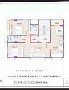 Image of 1141 Sq.ft 2 BHK Apartment / Flat for sale in Pathardi Phata, Nashik for Rs. 4800000