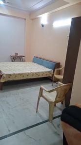 Bedroom Image of 900 Sq.ft 1 BHK Apartment / Flat for rent in Raja Park Jaipur for Rs. 17000