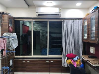 Bedroom Image of 530 Sq.ft 1 BHK Apartment / Flat for rent in Vihang Valley, Kasarvadavali Thane for Rs. 18999