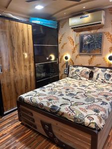 Bedroom Image of 1400 Sq.ft 3 BHK Apartment / Flat for rent in Ganesh Malabar County III, Chharodi Ahmedabad for Rs. 40000