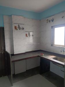 Kitchen Image of 650 Sq.ft 1 BHK Builder Floor for rent in Thergaon Pune for Rs. 14000