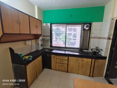 Kitchen Image of 800 Sq.ft 2 BHK Apartment / Flat for rent in Kalwa Thane for Rs. 25000