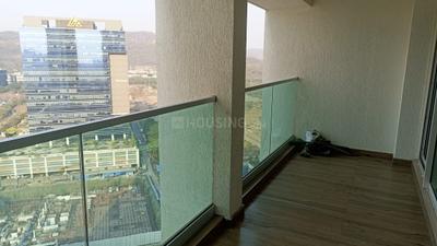 Balcony Image of 1950 Sq.ft 3 BHK Apartment / Flat for sale in Aurum Q Residences, Ghansoli Navi Mumbai for Rs. 35000000