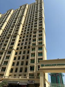 Image of 980 Sq.ft 1 BHK Apartment / Flat for sale in Siddhi Highland Springs, Thane West, Thane for Rs. 7500000