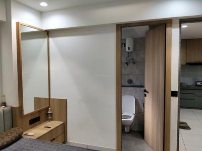 Bedroom Image of 1215 Sq.ft 2 BHK Apartment / Flat for rent in Orchid Blues, Shela Ahmedabad for Rs. 38500