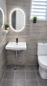 Bathroom Image of 1394 Sq.ft 3 BHK Apartment / Flat for rent in Elixir MK City, Sirol Gwalior for Rs. 18000