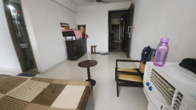 Living Room Image of 765 Sq.ft 1 BHK Apartment / Flat for rent in Airoli Navi Mumbai for Rs. 44000