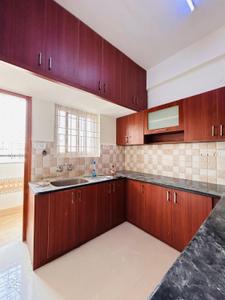 Kitchen Image of 1200 Sq.ft 2 BHK Apartment / Flat for rent in Hebbal Kempapura Bengaluru for Rs. 30000